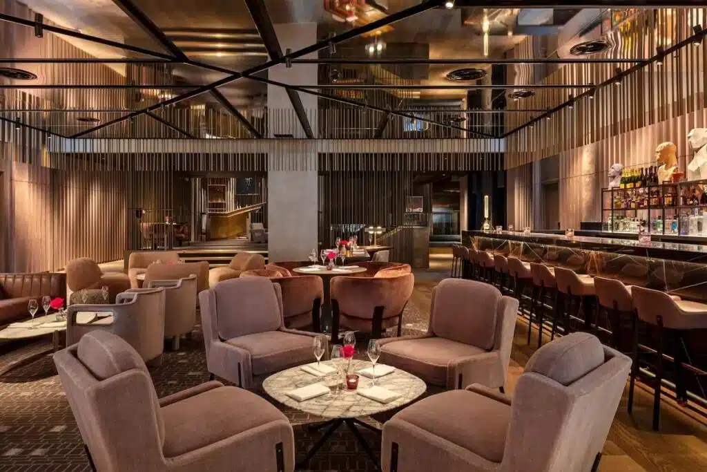 il ristorante dell'hotel The Londoner