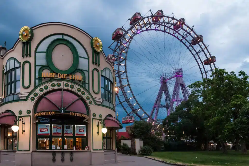 Il parco del Prater a Leopoldstadt