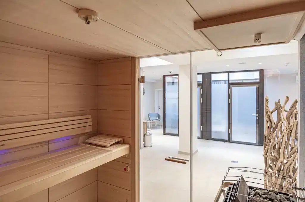 La sauna dell'Hotel Spiess & Spiess