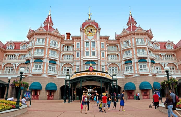 Scorcio del parco di Disneyland Paris Scorcio del parco di Disneyland Paris