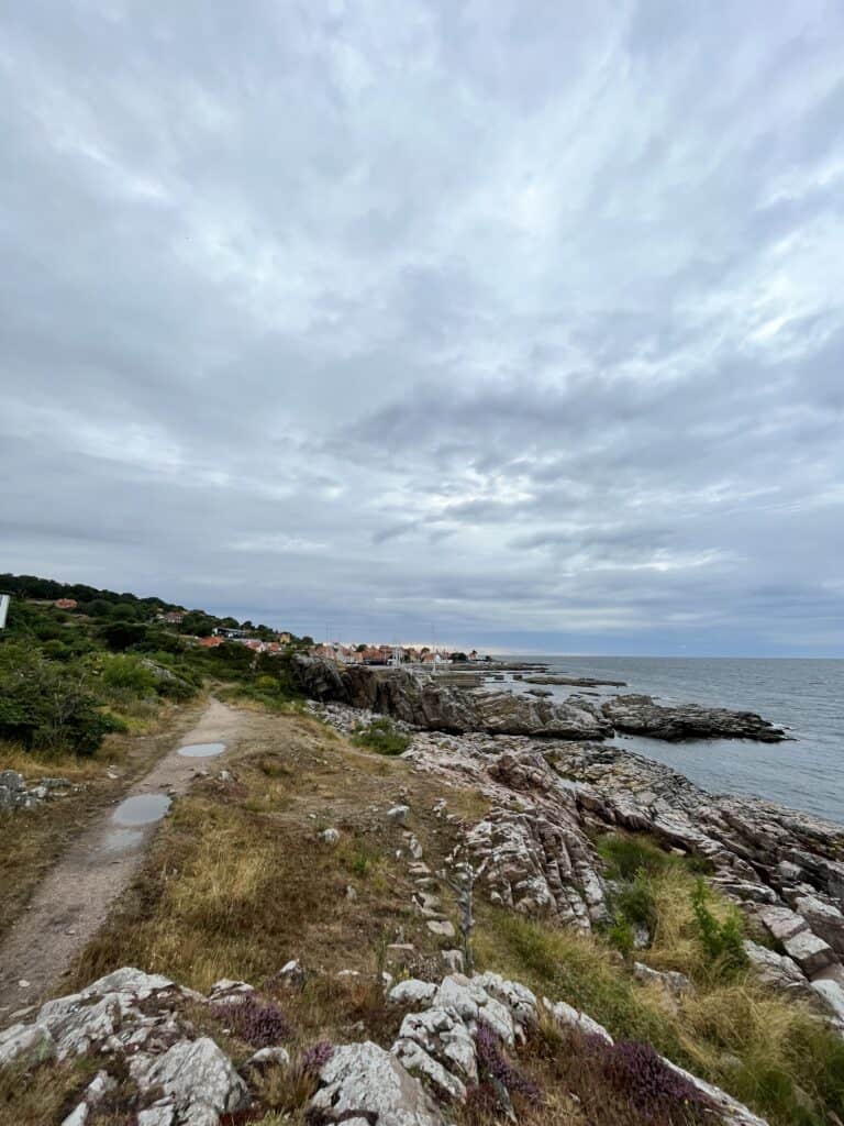 Attrazioni di Bornholm Scorcio di viaggio sull'isola danese di Bornholm