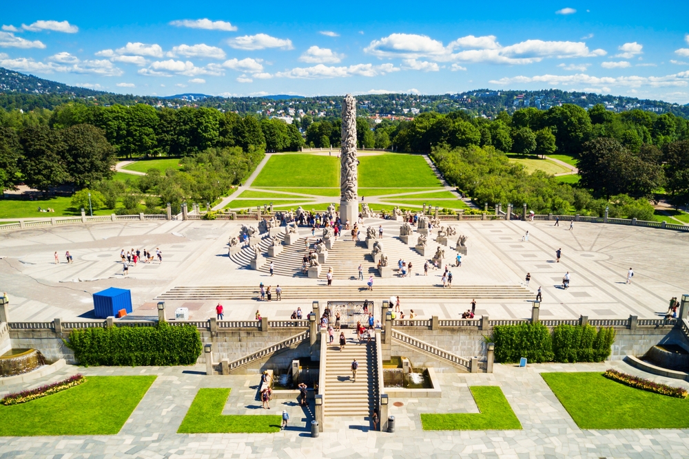 Sculture nel Parco Vigeland a Oslo