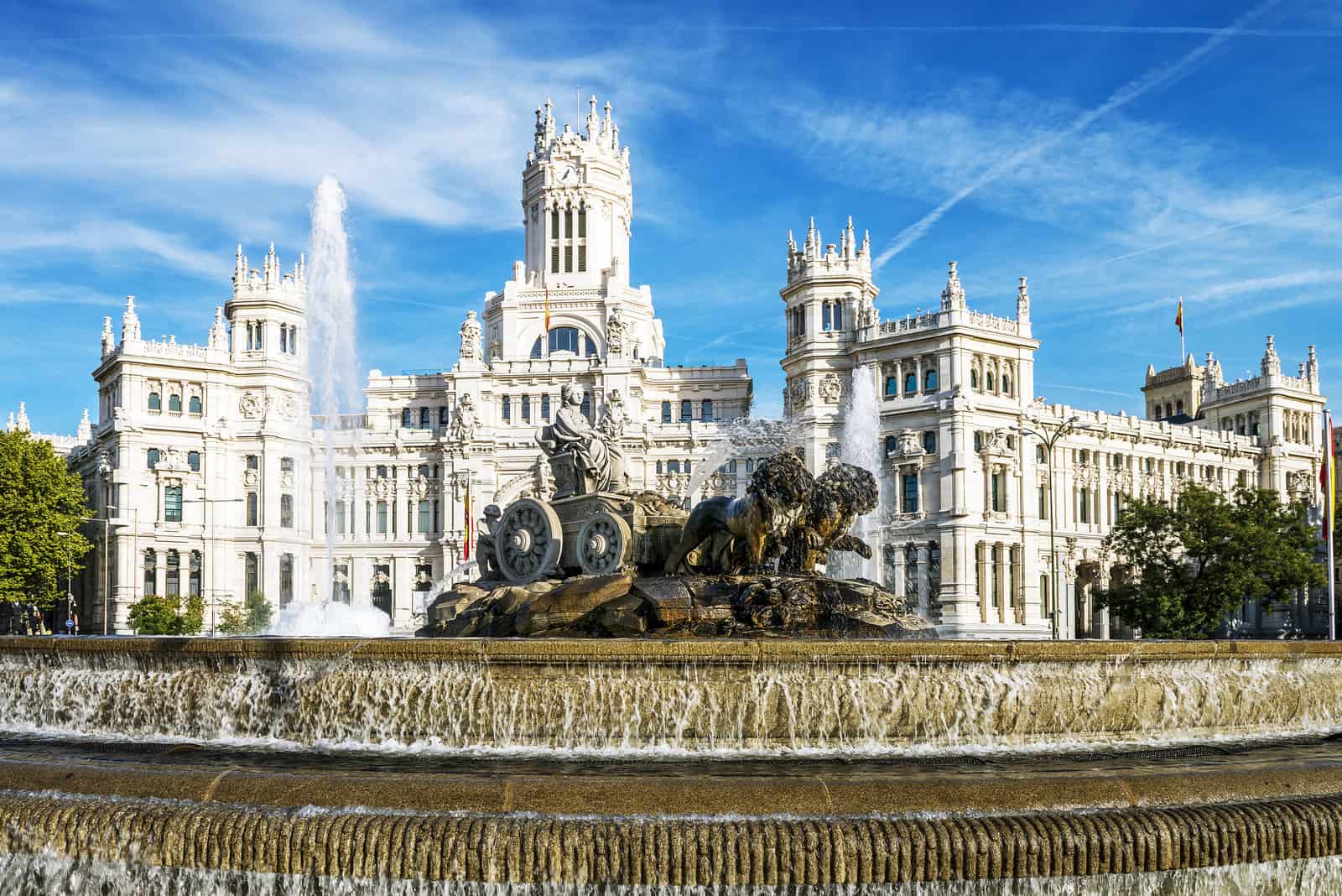 Skyline del centro di Madrid