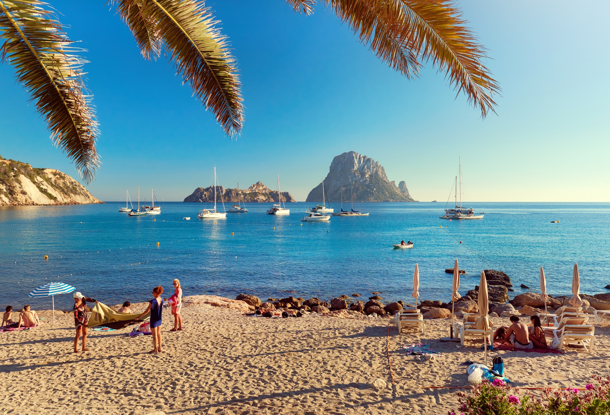 Spiaggia di Cala d'Hort a Ibiza