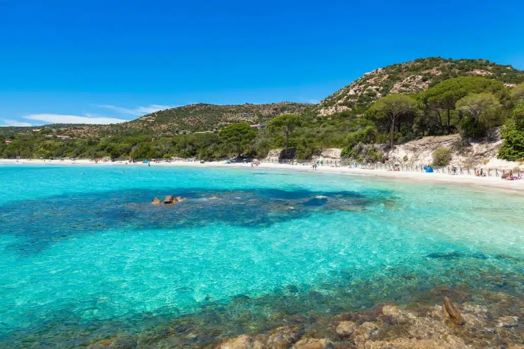 Spiaggia di Palombaggia vicino a Porto-Vecchio