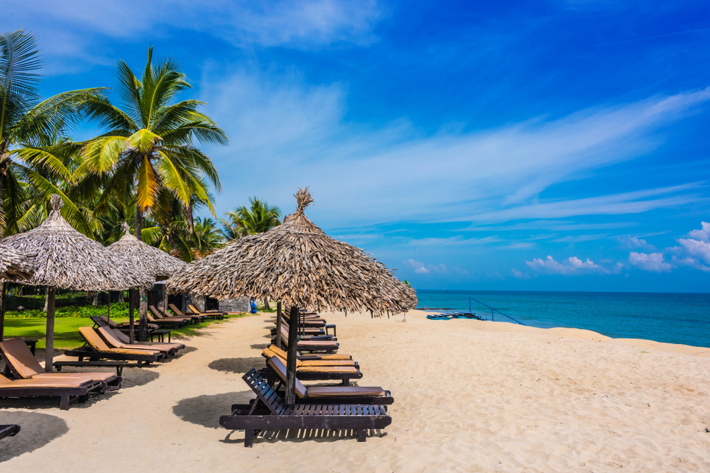 La spiaggia sabbiosa di Cua Dai, vicino a Hoi An