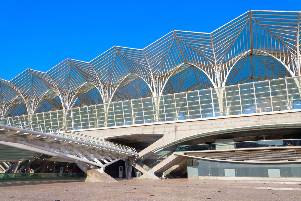 Stazione ferroviaria Gare do Oriente a Lisbona