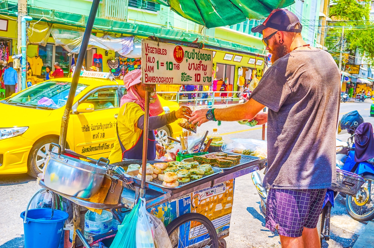 Street food a Bangkok
