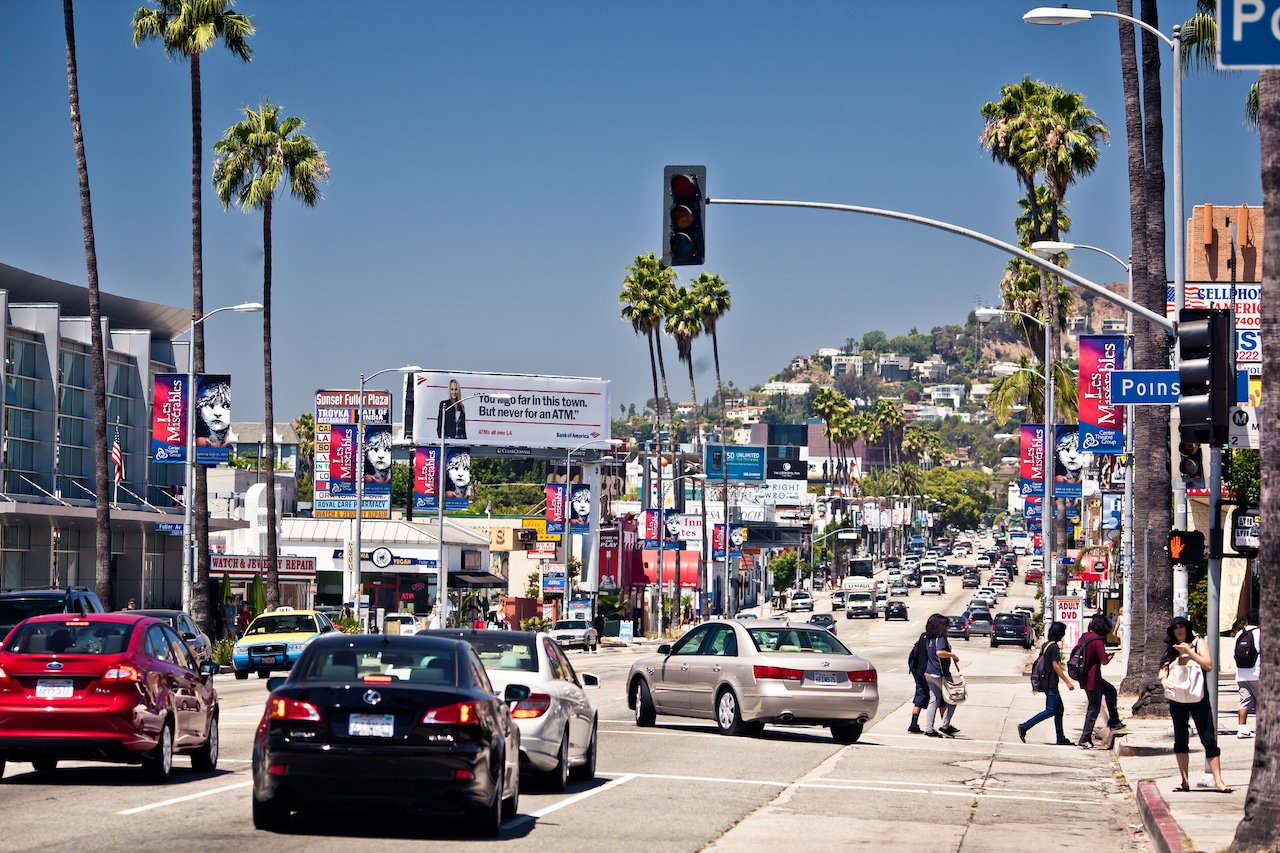 Sunset Strip a West Hollywood