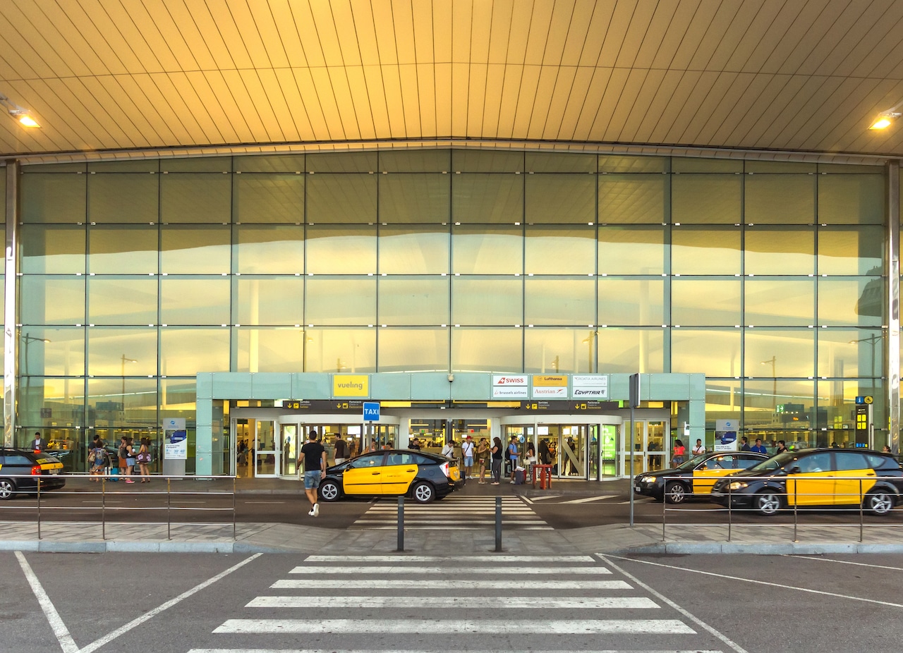 Taxi all'aeroporto di Barcellona