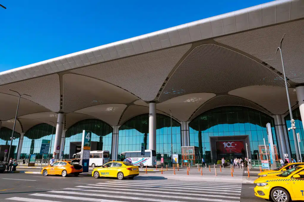 Taxi all'aeroporto di Istanbul