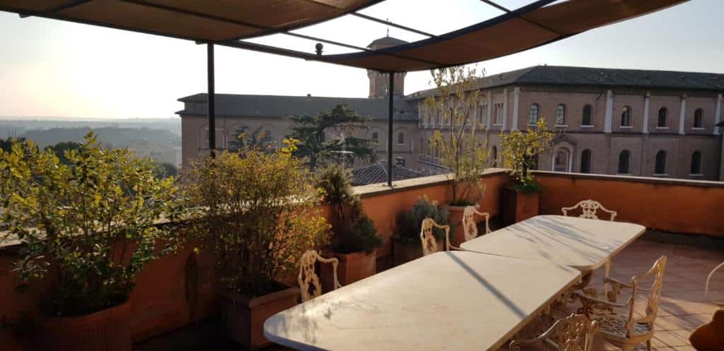 Terrazza sul tetto dell'hotel San Anselmo