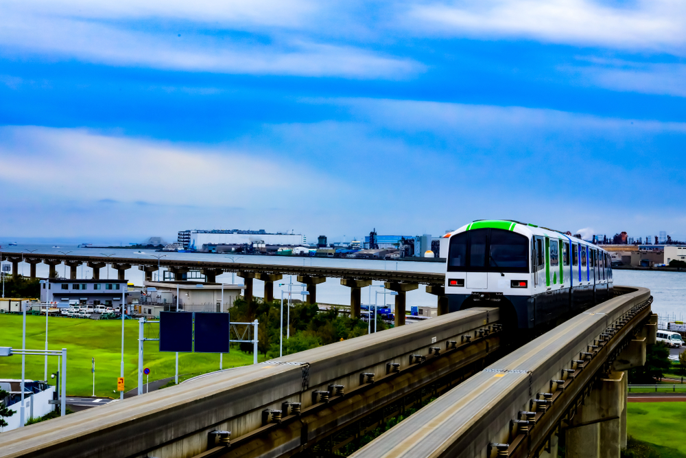 Tokyo Monorail all'aeroporto di Haneda