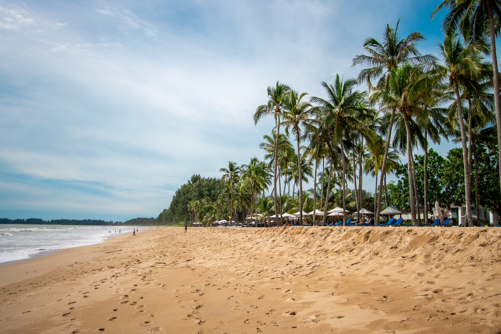 La tranquilla Khuk Khak Beach a Khao Lak