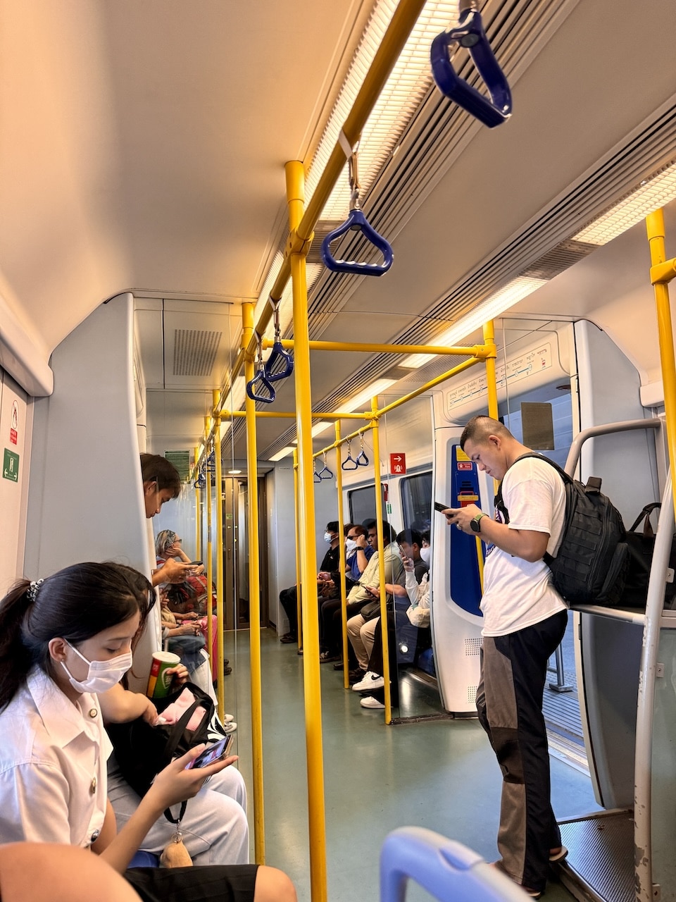 treno dell'aeroporto a Bangkok