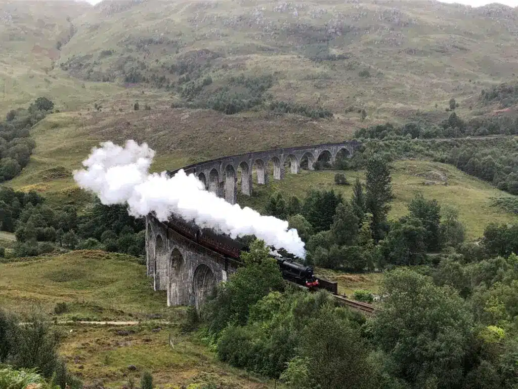 Il treno di Harry Potter in Scozia