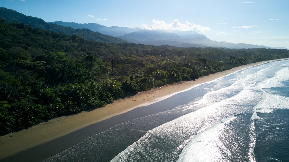 Veduta aerea di Playa Hermosa nel Guanacaste