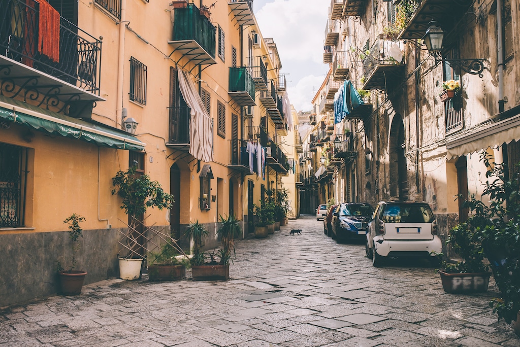 Una via di Palermo