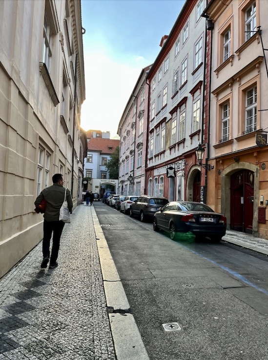 Via nella Città Vecchia di Praga