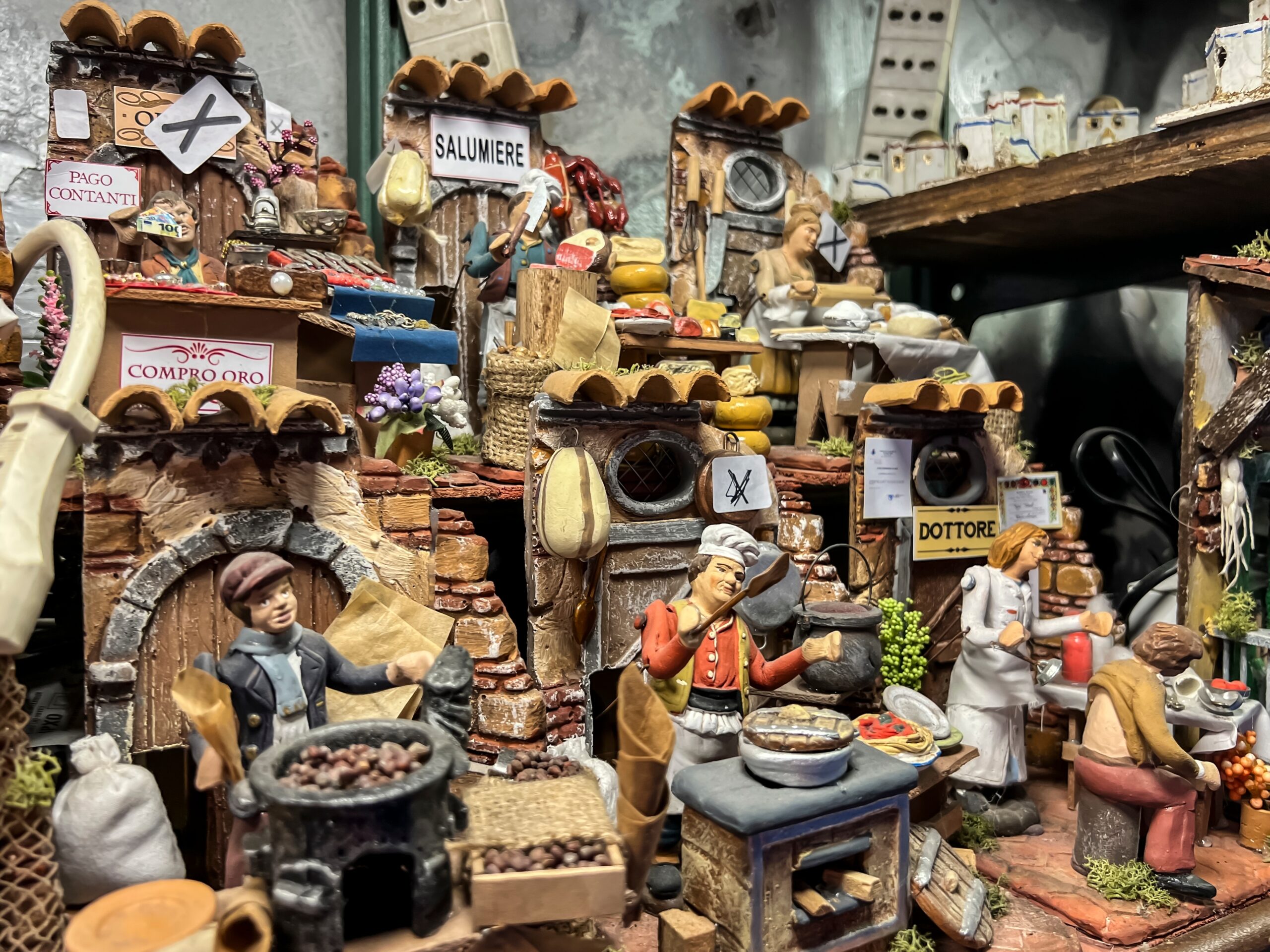 Presepi artigianali in Via San Gregorio Armeno