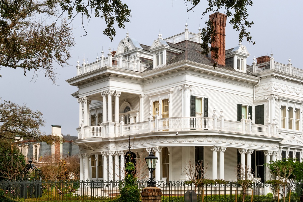 Villa storica su St. Charles Avenue nel Garden District di New Orleans