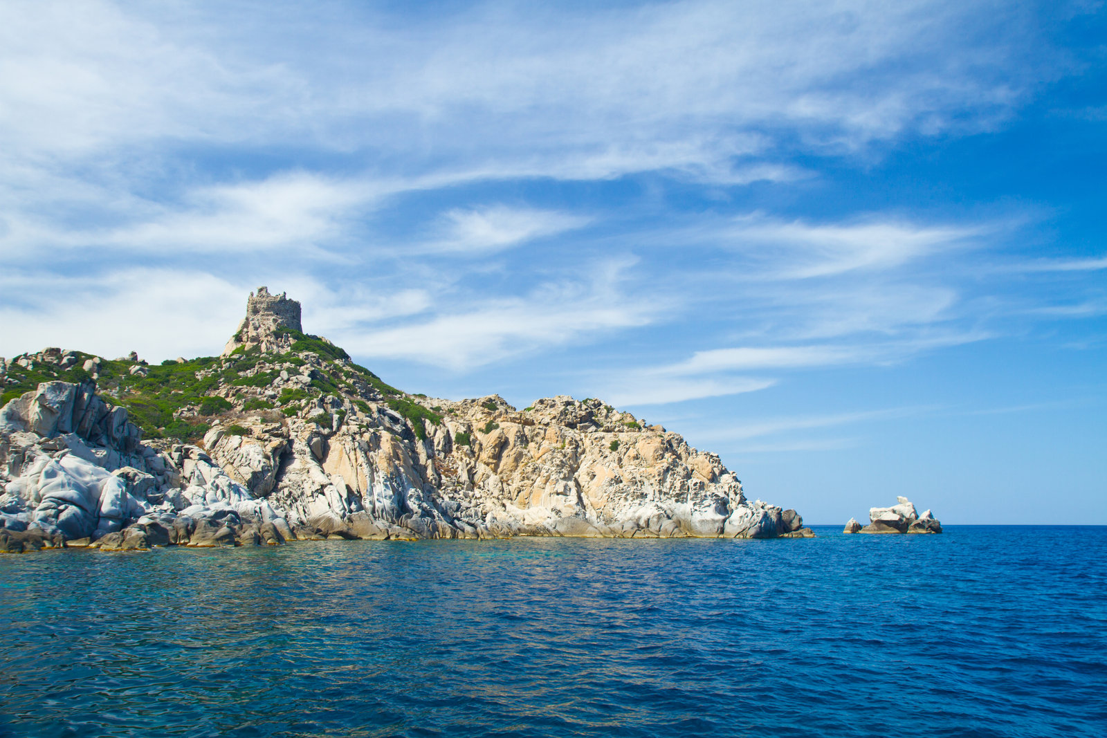Villasimius nel sud della Sardegna
