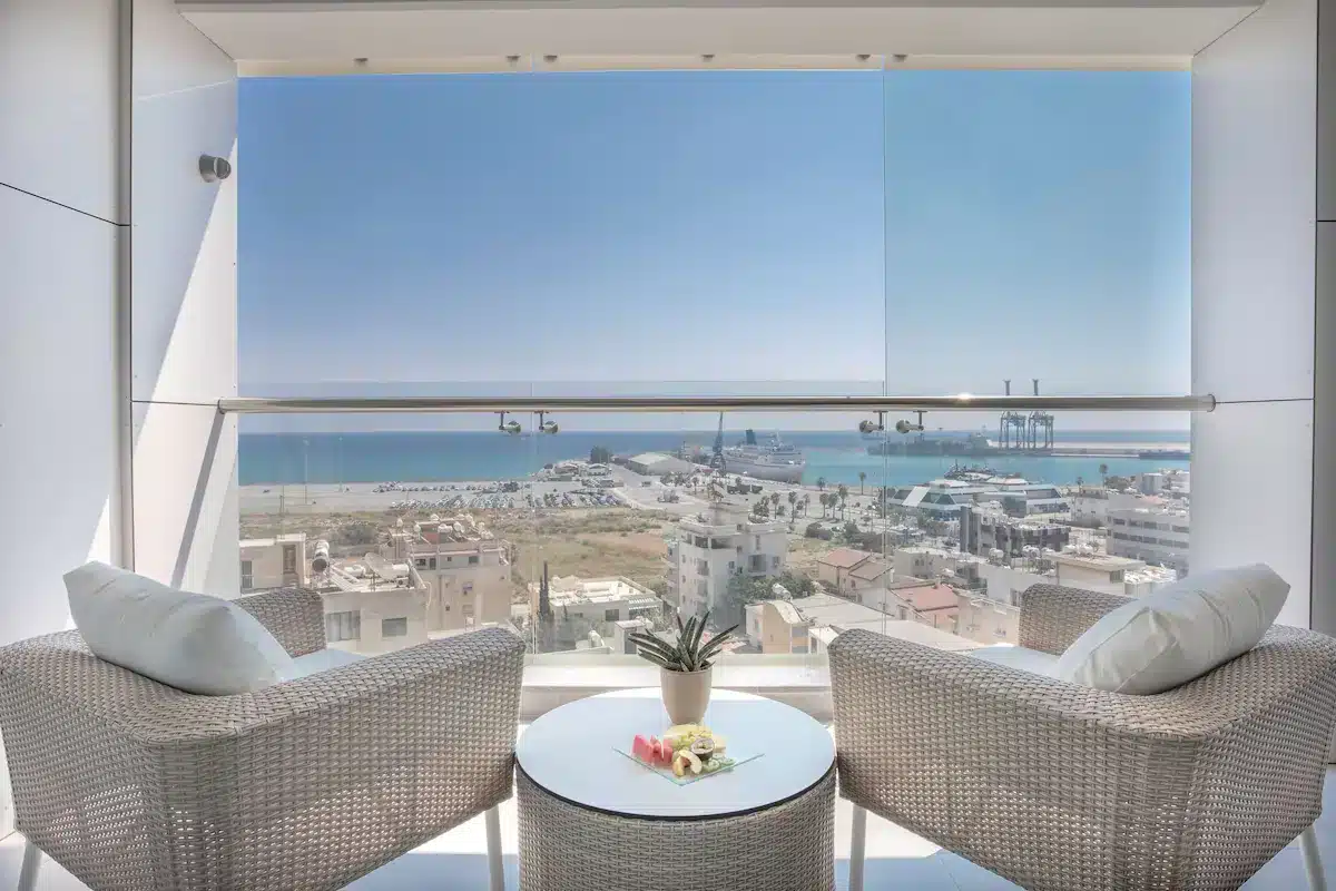 Vista dal Radisson Blu di Larnaca