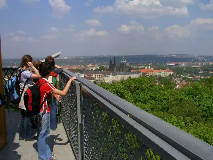 la vista migliore su praga, dalla Torre di Petřín