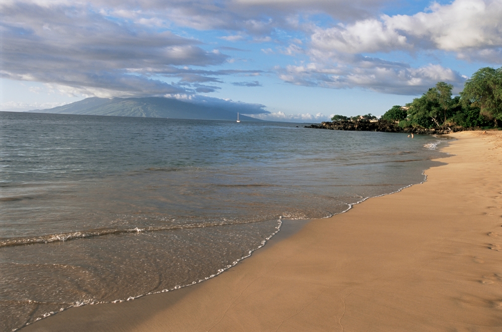 Wailea Beach sulla costa sud di Maui