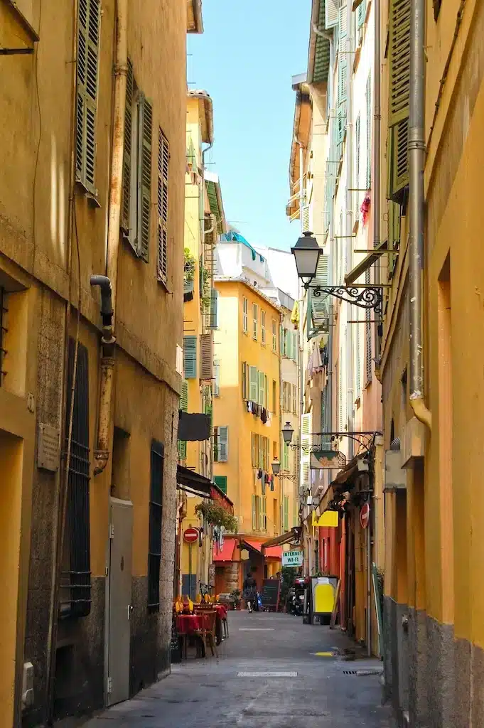 Zona di Nizza in Francia